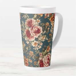 Exquisite romantische Rose und wunderschöne Blume Milchtasse