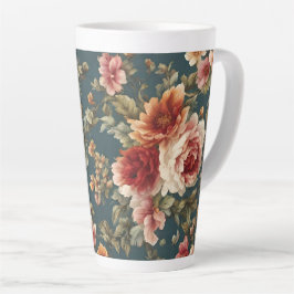 Exquisite romantische Rose und wunderschöne Blume Milchtasse