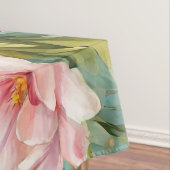 Exquisite Rosa, Gelbe Magnolien mit weißen Blume Tischdecke (Beispiel)