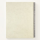 Exquisite Rosa Orbessanea Vintag Notizblock (Rückseite)