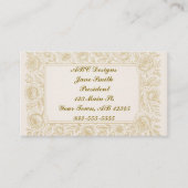 Exquisite Rose QR Code Business Card Visitenkarte (Vorderseite)