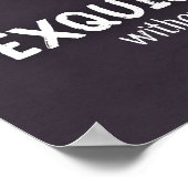 Exquisite-Schönheitsplakat Poster (Ecke)
