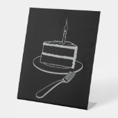 Exquisite Stücke von Cake Design, Geburtstag oder Sockelschild (Vorderseite)