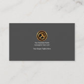 Exquisite Stylish Gold Zuhause Iconic Icon Handyma Visitenkarte (Rückseite)