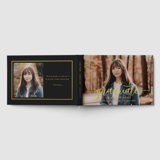 Exquisite Taste Foil Foto Abschluss Gästebuch (Voll)