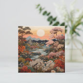 Exquisite traditionelle japanische Tapisserie (Stehend Vorderseite)