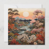 Exquisite traditionelle japanische Tapisserie (Rückseite)