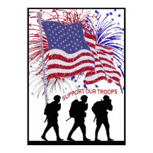 Exquisite Unterstützung für unsere Truppen Drei So