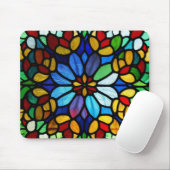 Exquisite verklebte Glas aus der Flora Elegante Mousepad (Mit Mouse)