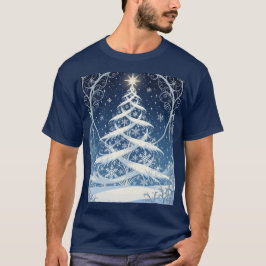 Exquisite Verzierte Weihnachts-Yulebaum T-Shirt
