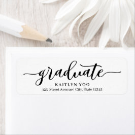 Exquisiter Geschmack Bearbeitbare Abschluss-Adress