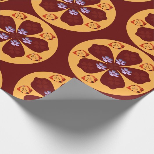 exquisiter Stil Geschenkpapier (Ecke)