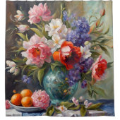 Exquisites Stillleben mit grässlichen Blume Duschvorhang (Vorderseite)