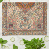 Exquisites Vintages Persisches Rug-Muster Geschirrtuch (Gefaltet)