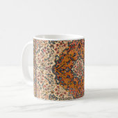Exquisites Vintages Persisches Rug-Muster Kaffeetasse (Vorderseite Links)