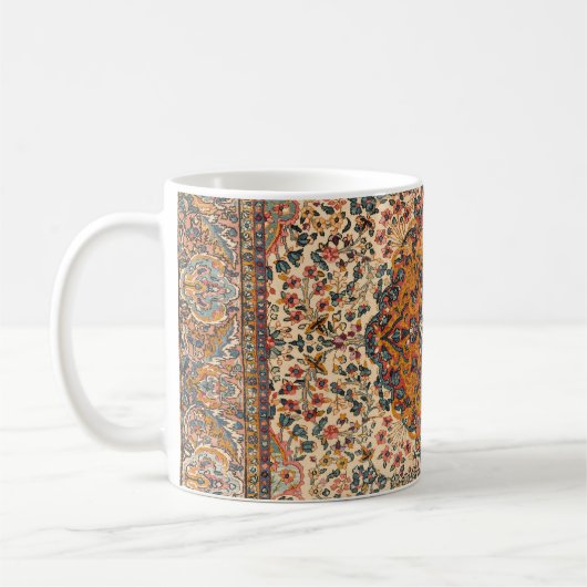 Exquisites Vintages Persisches Rug-Muster Kaffeetasse (Links)