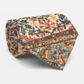 Exquisites Vintages Persisches Rug-Muster Krawatte (Gerollt)