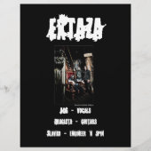 Extaza Band Flyer (Vorne)