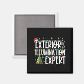 Exterior Illumination Expert Christmas Light Xmas Magnet (Vorderseite/Rückseite)