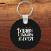 Exterior Illumination Expert Christmas Light Xmas  Schlüsselanhänger (Vorderseite)