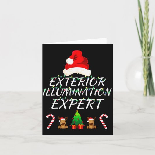 Exterior Illumination Expert Christmas Lights Deco Karte (Vorderseite)