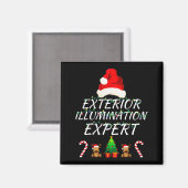 Exterior Illumination Expert Christmas Lights Deco Magnet (Vorderseite/Rückseite)