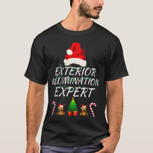 Exterior Illumination Expert Christmas Lights Deco T-Shirt (Vorderseite)