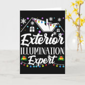 Exterior Illumination Expert Funny Christmas Decor Karte (Gelbe Blume)