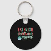 Exterior Illumination Expert Funny Christmas Light Schlüsselanhänger (Vorderseite)