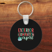 Exterior Illumination Expert Funny Christmas Light Schlüsselanhänger (Vorderseite)
