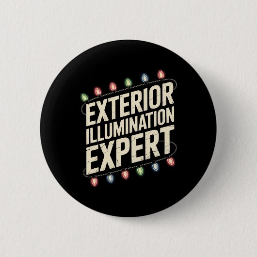 Exterior Illumination Experte Weihnachtssaison Hum Button (Vorderseite)
