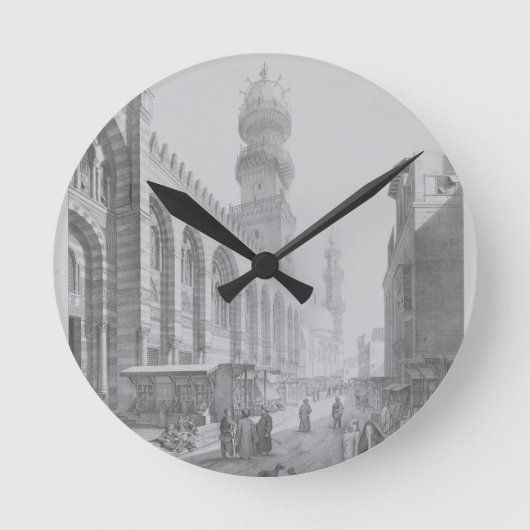 Exterior of the Mosque of Qalaoun, plate 20 from ' Runde Wanduhr (Vorderseite)