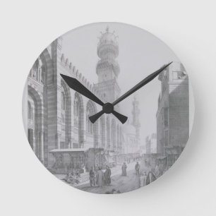 Exterior of the Mosque of Qalaoun, plate 20 from ' Runde Wanduhr