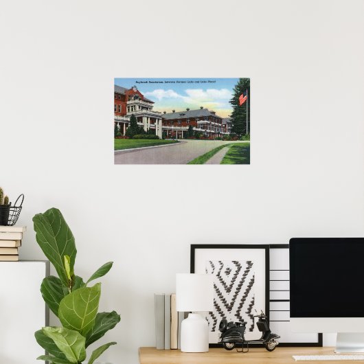 Exterior View of Raybrook Sanatorium Poster (Heimbüro)