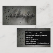 Exterminator Business card Visitenkarte (Vorne/Hinten)
