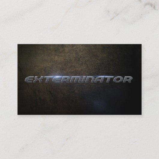 Exterminator Business card Visitenkarte (Vorderseite)