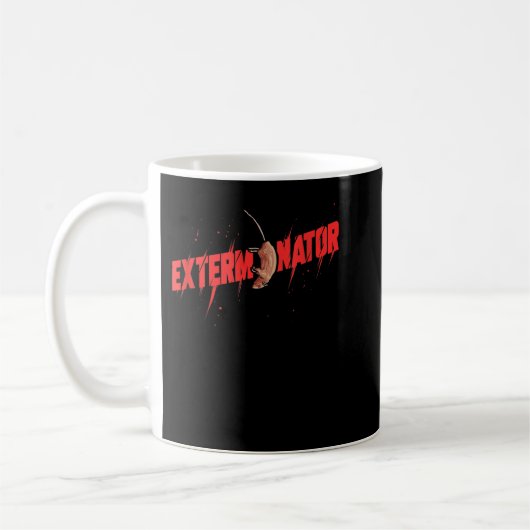 Exterminator Gift Pest Controller Mäuse oder Bed B Kaffeetasse (Links)