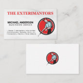 Exterminator Spray Chemicals Visitenkarte (Vorne/Hinten)
