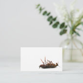 Exterminator-Visitenkarte Visitenkarte (Stehend Vorderseite)