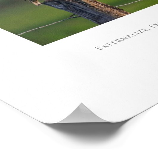 Externalisieren, Externalisieren, Externalisieren Poster (Ecke)