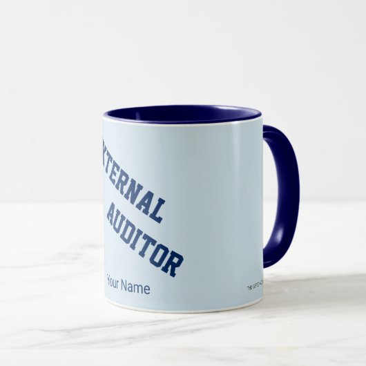 "EXTERNER PRÜFER" TASSE (VorderseiteRechts)