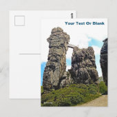 Externsteine Sandstones Postkarte (Vorne/Hinten)