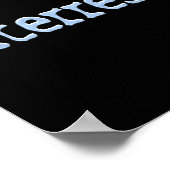 Exterrestrische Autobahn Poster (Ecke)