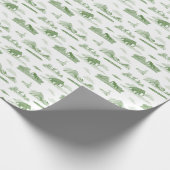 Extinct Animal Toile Geschenkpapier (Ecke)