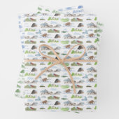 Extinct Animal Toile Wrapping Paper Geschenkpapier Set (Beispiel)