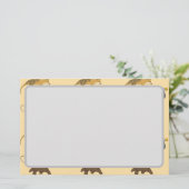 Extinct Animals  Briefpapier (Stehend Vorderseite)