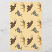 Extinct Animals  Briefpapier (Rückseite)