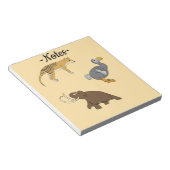 Extinct Animals  Notizblock (angewinkelt)