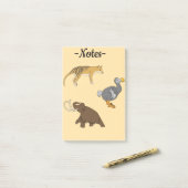 Extinct Animals  Post-it Klebezettel (Auf Schreibtisch)