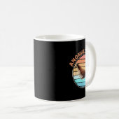 Extinct Arthropod Retro Design Fishing Anomalocari Kaffeetasse (VorderseiteRechts)